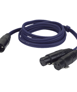 CAVO DAP FL38  XLR  maschio -  2 x XLR  femmina  (bilanciato 1.5mt)