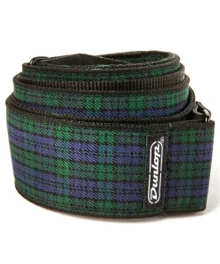 TRACOLLA PER CHITARRA E BASSO DUNLOP D6731 Tracolla Jacquard Black Watch Plaid