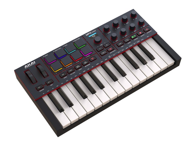 CONTROLLER USB/MIDI AKAI MPK MINI IV BLACK
