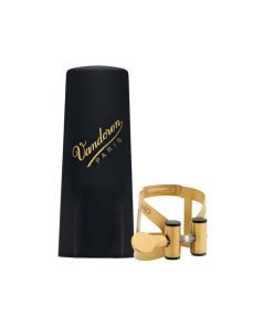 COPRIBOCCHINO E LEGATURA PER SAX ALTO VANDOREN LC57AP MO Aged Gold con cap